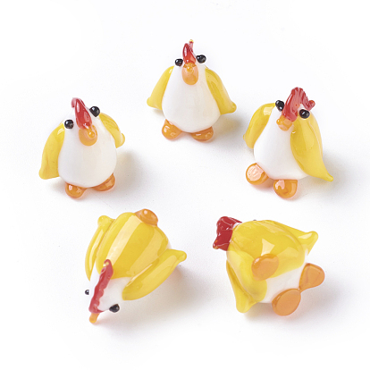 Home Decorations, Handmade Lampwork Display Decorations, Chick