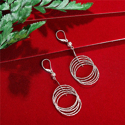 Wholesale Sterling Silver Leverback Earring Findings with Teardrop