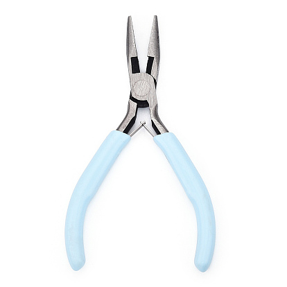 Steel Pliers Set, with Plastic Handles, Flat Nose Pliers