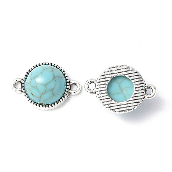 Подвески из сплава смолы для крепления в стойку, полукруглые звенья, имитация драгоценных камней, без свинца, без кадмии и без никеля