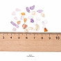 150G 5 Style Natural Mixed Gemstone Chip Beads, No Hole/Undrilled