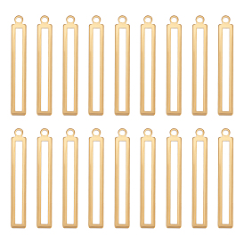 50 латунные подвески шт., прямоугольный шарм