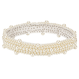 1Шляпные ленты из искусственного жемчуга, круглые, эластичные, для аксессуаров для соломенных шляп своими руками