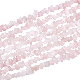 ARRICRAFT Natural Rose Quartz Chip Beads Strands