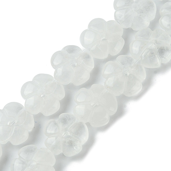 Природных кристаллов кварца бисер нитей, цветок из горного хрусталя