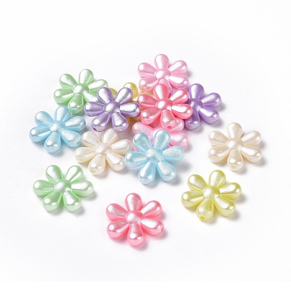 Имитация жемчуга акриловые, цветок