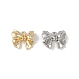 Латунные микропаве прозрачные кубические циркониевые подвески, без кадмия, без никеля и без свинца, бантом