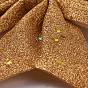 Glitter Cloth Bowknot Pendant Decoration, for Christmas Tree Gift Box Hanging Ornaments