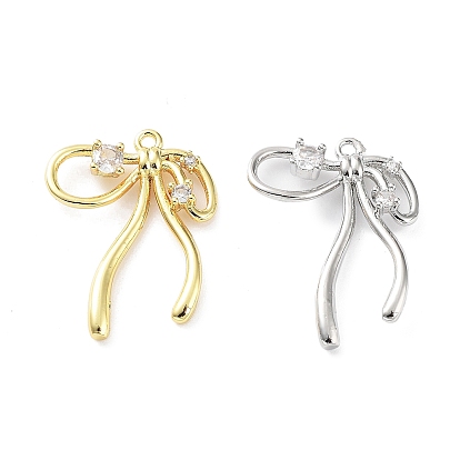 Стойка металлическая латунная микропрофилированная кубическая циркония подвески, без кадмия и без свинца, долговечный, бантом