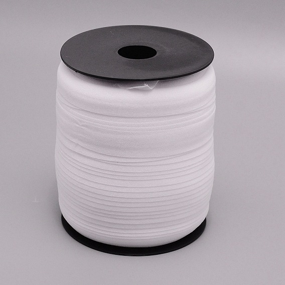 Nylon Elasticity Ribbon, with Plastic Scroll for Home Decoration, Wrapping Gifts & DIY Crafts Decorative
