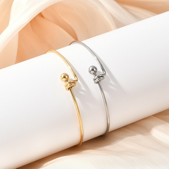 304 браслеты из нержавеющей стали для женщин, 201 шарик из нержавеющей стали