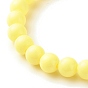 Bracelet extensible de fruits en argile polymère fait à la main avec des perles rondes pour les enfants