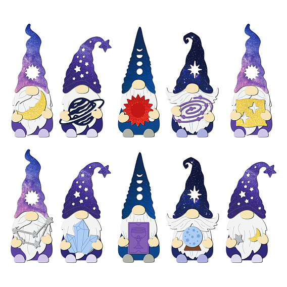 Космическая тема, штампы для резки из углеродистой стали, трафареты, для diy scrapbooking, Фотоальбом, декоративная бумага для тиснения, цвет нержавеющей стали, гном шаблон