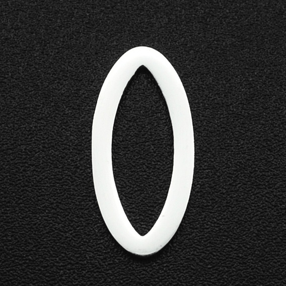201 Stainless Steel Linking Rings, Horse Eye, Laser Cut