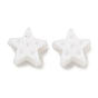 Opaque Acrylic Bead Rhinestone Settings, Star