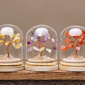 Украшения дисплея скульптуры из натурального драгоценного камня, для домашнего офисного стола, дерево