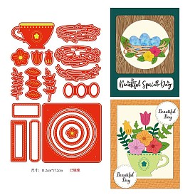 Трафареты для резки птичьего гнезда и чашки из углеродистой стали, для diy scrapbooking, Фотоальбом, декоративная бумага для тиснения, форма для поздравительных открыток