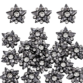 Аксессуары для украшений из нержавеющей стали и стекла, звезда