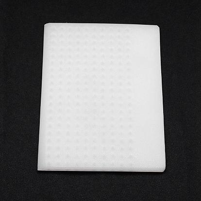 Contre les cartes de perles en plastique, pour compter les billes 8mm 200, rectangle