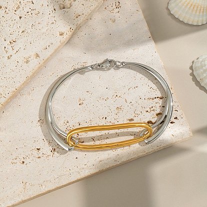 304 браслеты из нержавеющей стали, браслеты для женщин, овальные