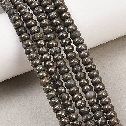 Природного пирита бисер нитей, рондель