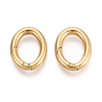 304 пружинные кольца из нержавеющей стали, овальные, ионное покрытие (ip)