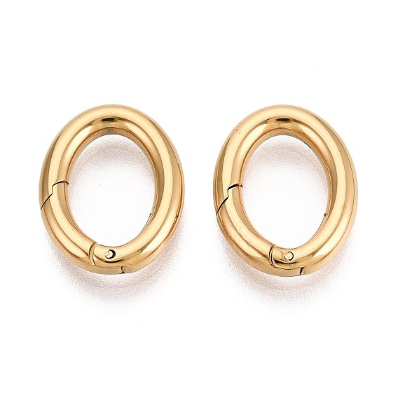 304 пружинные кольца из нержавеющей стали, овальные, ионное покрытие (ip)