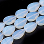 Perles opalite brins, facette, goutte 