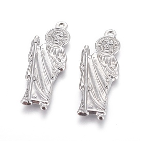 Pendentifs en acier inoxydable, jésus, pour Pâques