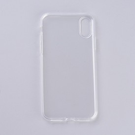 Transparent DIY Blank Silicone Smartphone Case, Fit for iPhoneX(5.8 inch), For DIY Epoxy Resin Pouring Phone Case