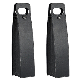 Подарочные мешочки для вина из искусственной кожи с отверстием для ручки