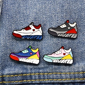 Colorful Heart Sneaker Pins for Backpacks and Jackets