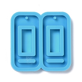 DIY Pendant Silicone Molds, for Earring Making, Resin Casting Molds, For UV Resin, Epoxy Resin Jewelry Making, Rectangle