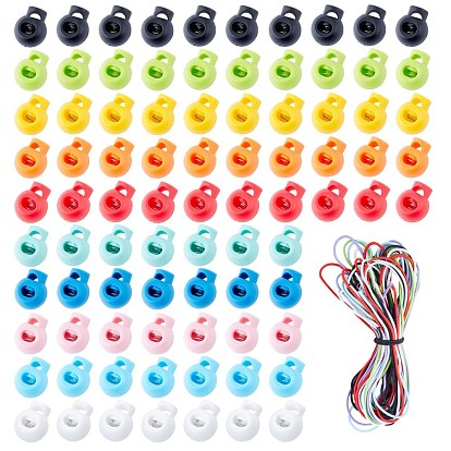 Federzugschnur aus Kunststoff, elastische Schnur, mit Faser außen und innen Gummi