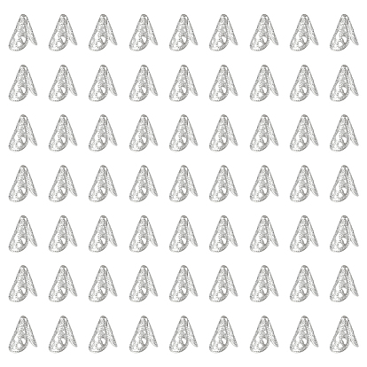 200шт 304 колпачок из нержавеющей стали, 2-лепесток