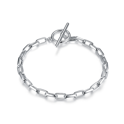 925 bracelets à chaîne forçat en argent sterling