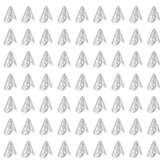 200шт 304 колпачок из нержавеющей стали, 2-лепесток