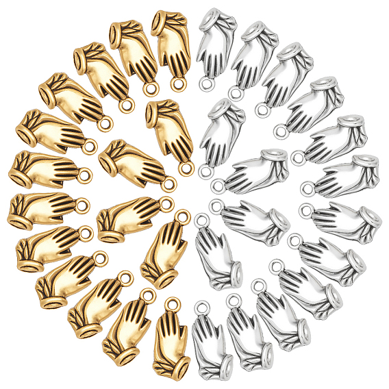 120 шт 2 цвета подвески из сплава в тибетском стиле