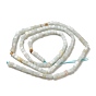 Natural Flower Amazonite Beads Strands, Cube