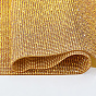 Brillo de resina de diamante de imitación, adhesivo termofusible en la parte posterior, recorte de diamantes de imitación, accesorios de vestuario