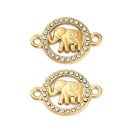 304 подвески из нержавеющей стали с кристаллами и стразами, ионное покрытие (ip), слон ссылки