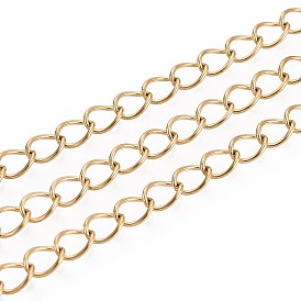 Скрученная цепь из нержавеющей стали ручной работы 304, пайки, с катушкой, ионное покрытие (ip)