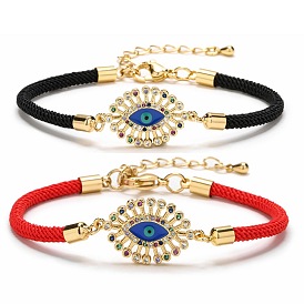 Evil Eye Street Style Pull Bracelet for Women - Fashionable and Sinister Jewelry Accessory