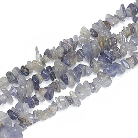 Natural Iolite Beads Strands, Chip