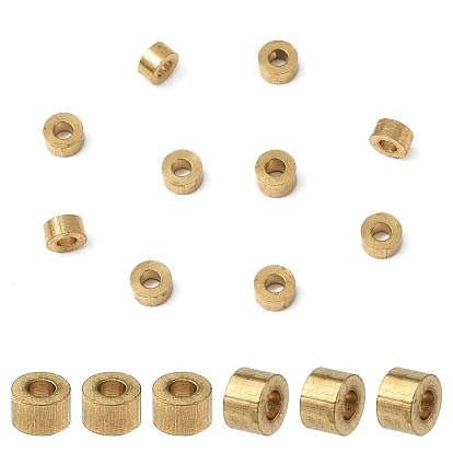 10 шт. Латунные распорные втулки, плоско-круглые, без никеля 