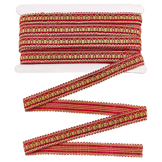 Полиэстеровые плетеные волнистые ленты, аксессуары для одежды