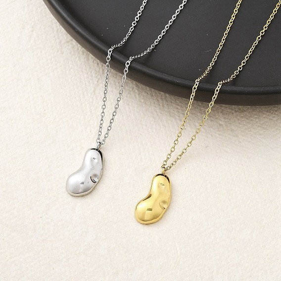 Ионное покрытие (ip) 304 ожерелье с подвеской из нержавеющей стали