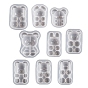 DIY Silicone Animal Molds, Resin Casting Molds, Bear/Rabbit/Mouse