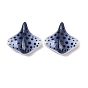 Opaque Resin Cabochons, Manta Ray