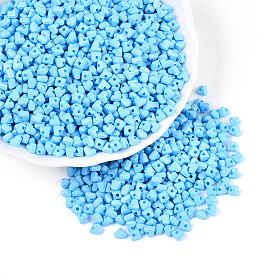 Выпечка краска стеклянные бусины, граненое сердце